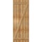 Ekena Millwork Joined Board-n-Batten Shutters w/Z-Bar, Rough Sawn Western Red Cedar, 26 7/8W x 71H, PR RBJ06Z26X071RWR - alternate 2